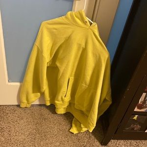 Yellow hoodie